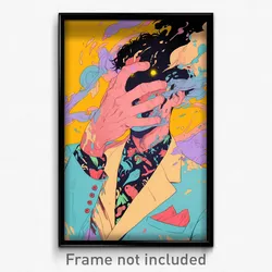Bollywood Movie Poster - Boy Feeling Unnerved, Second Hand Aqua Bowtie (Print)