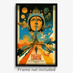 Russian Movie Poster - Advanced Lisbon (Russia Psychedelic Art Retro Film Print)