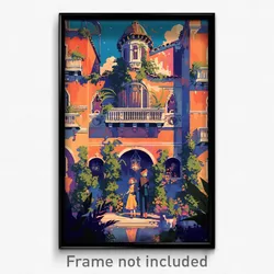 Mexican Movie Poster - Classic Italian Architecture (Mexico Film Art Print)