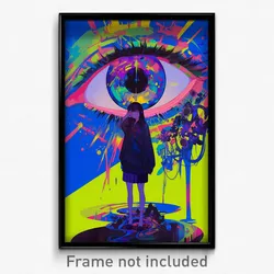 Art Poster - Brisk Morass (Psychedelic Trippy Weird 11x17 Print)