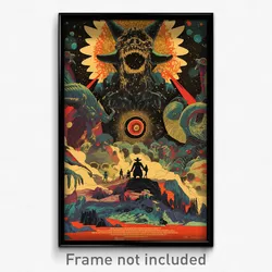 Mexican Movie Poster - Villainous Factory (Mexico Retro Film Art Print)
