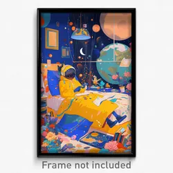 Art Poster - Immaculate Bedroom (Psychedelic Trippy Weird 11x17 Print)