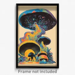 German Movie Poster - Nice Burrow (Germany Psychedelic Art Retro Film Print)