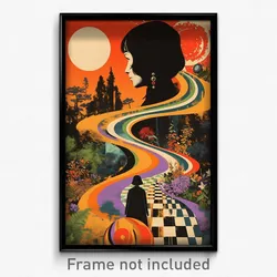Brazilian Movie Poster - Jaw Dropping Road (Brazil Retro Film Art Print)