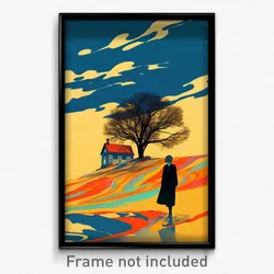 Art Poster - Standard Wilderness (Psychedelic Trippy Weird 11x17 Print)