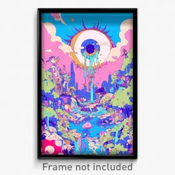 Art Poster - Adorable Parish (Psychedelic Trippy Weird 11x17 Cartoon Print)