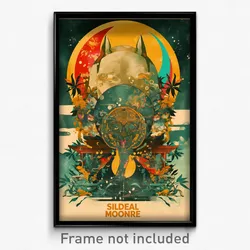 Spanish Movie Poster - Silent Moon (Spain Psychedelic Art Retro Film Print)
