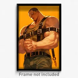 Anime Art Poster - Man Feeling Guilt Wearing Wooden Bolo Tie (Print)