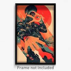 Bollywood Movie Poster - Grimy Port (India Retro Hindi Film Art Print)