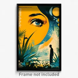 French Movie Poster - Spotless Rookery (France Psychedelic Art Retro Film Print)