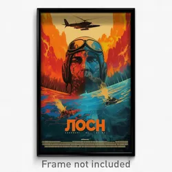 Russian Movie Poster - Modern Loch (Russia Psychedelic Art Retro Film Print)
