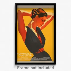 Greek Movie Poster - Girl Feeling Positive, Impeccable Taut Dress (Art Print)