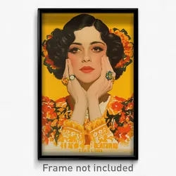 Mexican Movie Poster - Woman Feeling Cynicism, Magnificent Print Dress (Print)