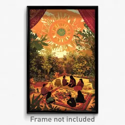 Bollywood Movie Poster - Lovely Vineyard (India Retro Hindi Film Art Print)