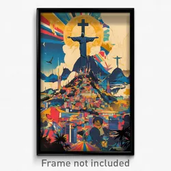 Brazilian Movie Poster - Far Claim (Brazil Psychedelic Art Retro Film Print)