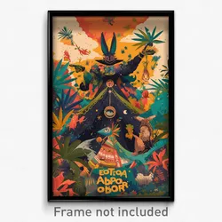 Brazilian Movie Poster - Exotic Rabbit (Brazil Psychedelic Art Retro Film Print)