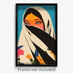 Mexican Movie Poster - Girl Feeling Aggressive, Imaginary Hooded Cape (Print)