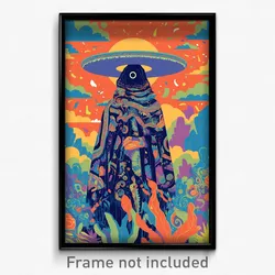Mexican Movie Poster - Bumpy Cay (Mexico Psychedelic Art Retro Film Print)