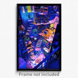 Art Poster - Uncommon Storage Room (Psychedelic Trippy Weird 11x17 Print)