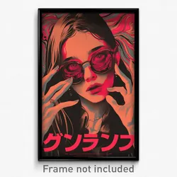 Icelandic Movie Poster - Girl Feeling Paranoid, Tidy Puffy Short Sleeve (Print)