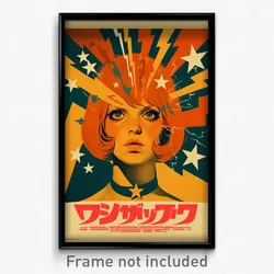 German Movie Poster - Woman Feeling Loathing, Flashy Star Choker (Art Print)