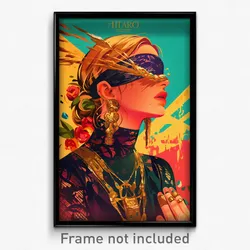 Spanish Movie Poster - Woman Feeling Demoralized, Complex Armlet (Art Print)