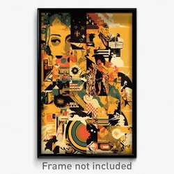 Bollywood Movie Poster - Noted Shelter (India Retro Hindi Film Art Print)