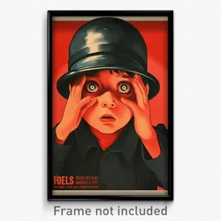 German Movie Poster - Boy Feeling Sullenness, Odd Bowl Hat (Germany Art Print)
