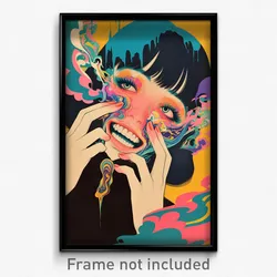 German Movie Poster - Woman Feeling Shame, Acclaimed Scrunchie (Art Print)