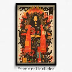 Indonesian Movie Poster - Woman Feeling Awe, Outrageous Red Cape (Art Print)