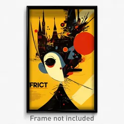 French Movie Poster - Spotted Firth (France Psychedelic Art Retro Film Print)