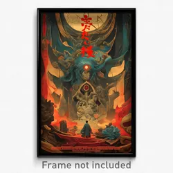Vietnamese Movie Poster - Slim Void (Vietnam Psychedelic Art Retro Film Print)