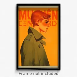 French Movie Poster - Boy Feeling Unnerved, Tidy Sleeveless Coat (Art Print)