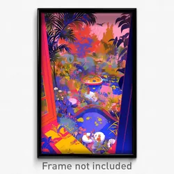 Art Poster - Immaculate Route (Psychedelic Trippy Weird 11x17 Print)