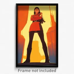 Movie Art Poster - Woman Feeling Relieved, Flamboyant Band Uniform (Film Print)