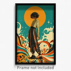 Spanish Movie Poster - Boy Feeling Smug, Remarkable Baggy Pants (Art Print)