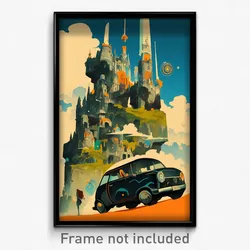 German Movie Poster - Valuable Kingdom (Germany Retro Film Art Print)
