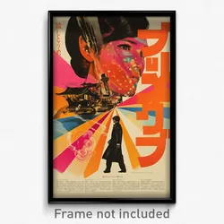 Japanese Movie Poster - Man Feeling Dislike, Handsome Pleated Dress (Art Print)