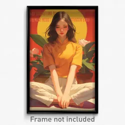Vietnamese Movie Poster - Woman Feeling Resignation, Majestic Yoga Pants (Print)