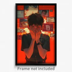 Thai Movie Poster - Boy Feeling Interest, Mysterious Black Wristband (Art Print)