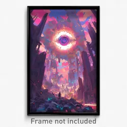 Movie Art Poster - Esteemed Pike (Psychedelic Trippy Retro Cartoon Film Print)