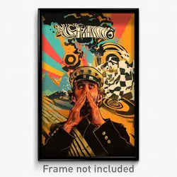 Icelandic Movie Poster - Man Feeling Optimistic, Unkempt Cabbie Hat (Art Print)