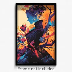 Hebrew Movie Poster - Flowery Pier (Israel Psychedelic Art Retro Film Print)