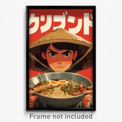 Indonesian Movie Poster - Girl Feeling Offended, Quaint Bowl Hat (Art Print)