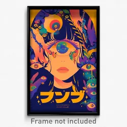 Icelandic Movie Poster - Glamorous Circle (Iceland Retro Film Art Print)