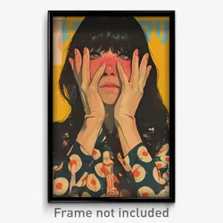 Thai Movie Poster - Woman Feeling Disheartened, Attractive Gloves (Art Print)