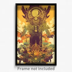Indonesian Movie Poster - Round Pillar (Indonesia Retro Film Art Print)
