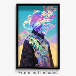 Art Poster - Distinct Aurora (Psychedelic Trippy Weird 11x17 Print)