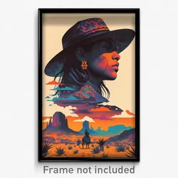 Mexican Movie Poster - Wooden Butte (Mexico Psychedelic Art Retro Film Print)