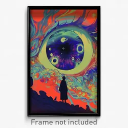 Movie Art Poster - Outstanding Land (Psychedelic Retro Weird Film Print)